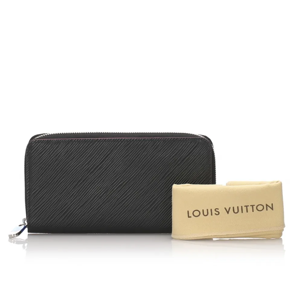 Louis Vuitton Vintage - Epi Zippy Wallet - Black - Leather and Epi Leather Wallet - Luxury High Quality - Avvenice