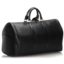 Louis Vuitton Vintage - Epi Keepall 50 Bag - Black - Leather and Epi Leather Handbag - Luxury High Quality - Avvenice
