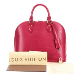 Louis Vuitton Vintage - Epi Alma PM Bag - Pink - Leather and Epi Leather Handbag - Luxury High Quality - Avvenice