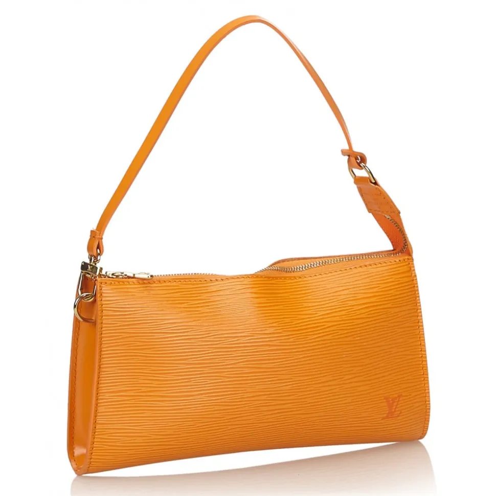 Louis Vuitton Vintage - Epi Pochette Accessoires Bag - Orange - Leather and Epi Leather Handbag - Luxury High Quality - Avvenice