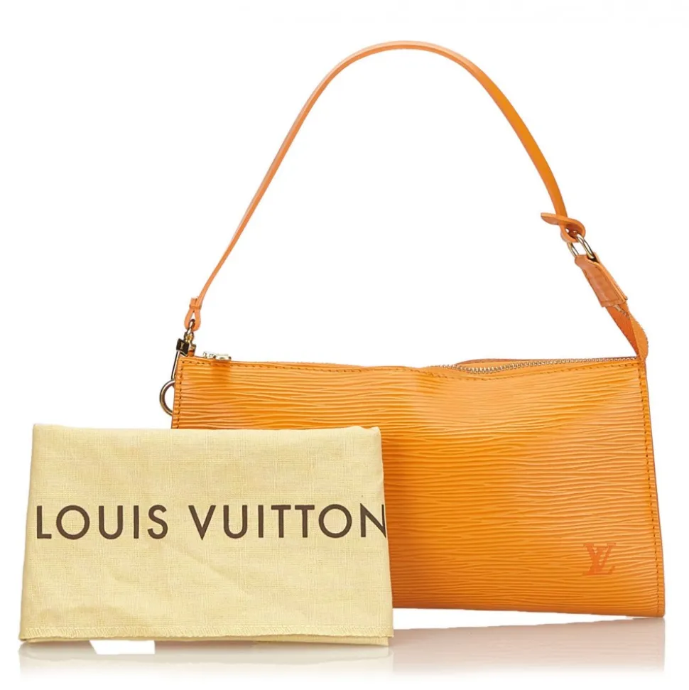 Louis Vuitton Vintage - Epi Pochette Accessoires Bag - Orange - Leather and Epi Leather Handbag - Luxury High Quality - Avvenice