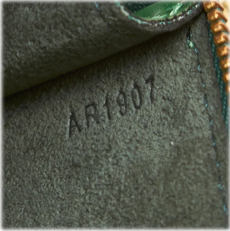 Louis Vuitton Vintage - Epi Pochette Accessoires Bag - Green - Leather and Epi Leather Handbag - Luxury High Quality - Avvenice