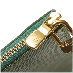 Louis Vuitton Vintage - Epi Pochette Accessoires Bag - Green - Leather and Epi Leather Handbag - Luxury High Quality - Avvenice