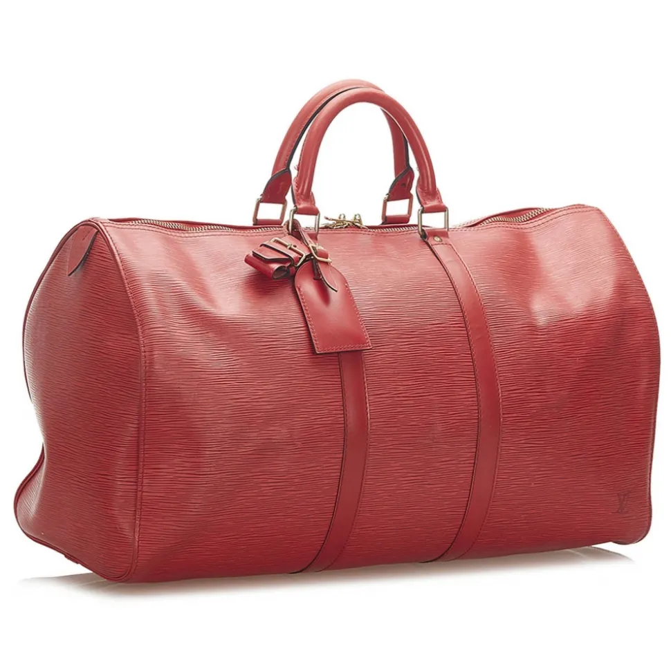 Louis Vuitton Vintage - Epi Keepall 50 - Red - Epi Leather Travel Bag - Luxury High Quality - Avvenice