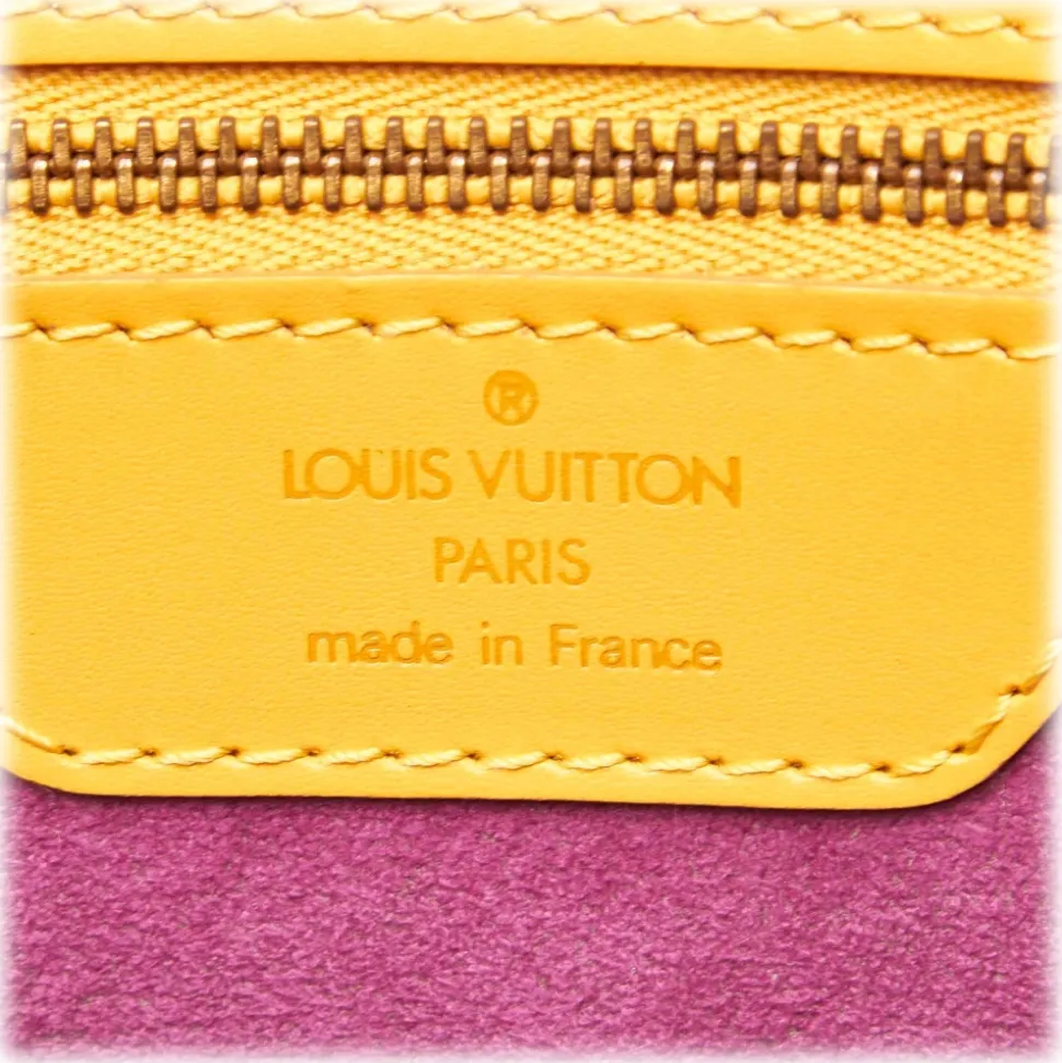 Louis Vuitton Vintage - Epi Saint Jacques PM Long Strap Bag - Yellow - Leather and Epi Leather Handbag - Luxury High Quality - Avvenice