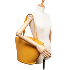 Louis Vuitton Vintage - Epi Saint Jacques PM Long Strap Bag - Yellow - Leather and Epi Leather Handbag - Luxury High Quality - Avvenice