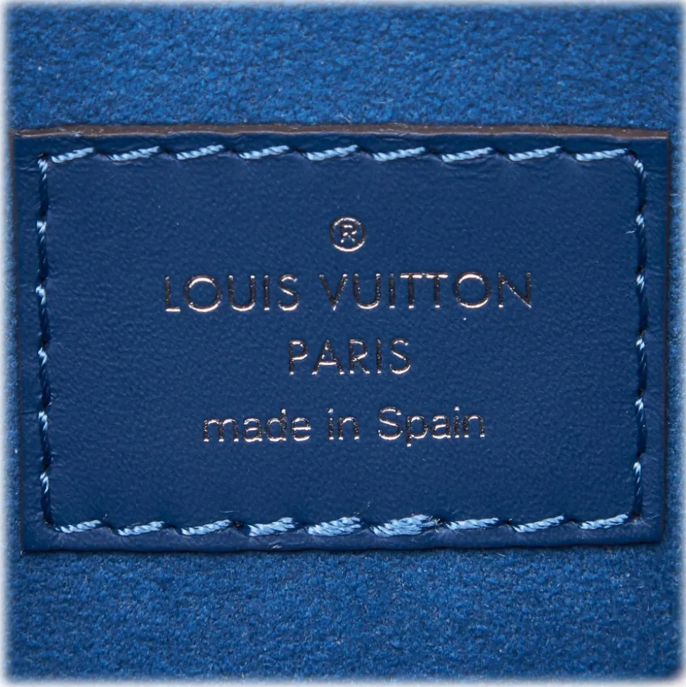 Louis Vuitton Vintage - Epi Pouch - Blue - Leather and Epi Leather Pouch - Luxury High Quality - Avvenice
