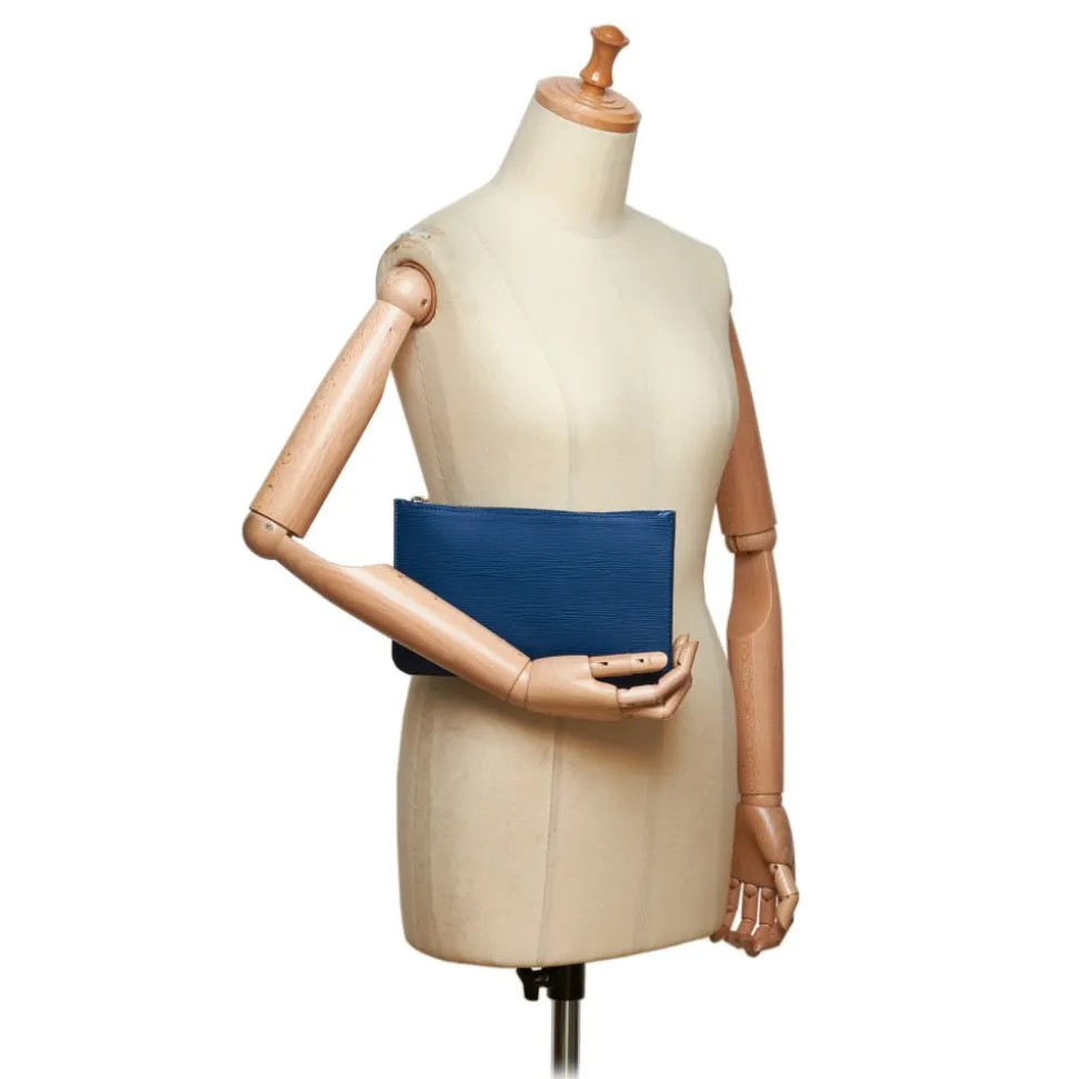 Louis Vuitton Vintage - Epi Pouch - Blue - Leather and Epi Leather Pouch - Luxury High Quality - Avvenice