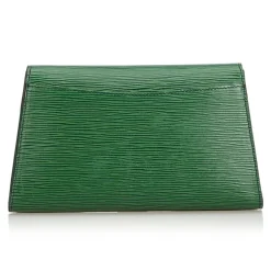 Louis Vuitton Vintage - Epi Art Deco Clutch Bag - Green - Leather and Epi Leather Handbag - Luxury High Quality - Avvenice