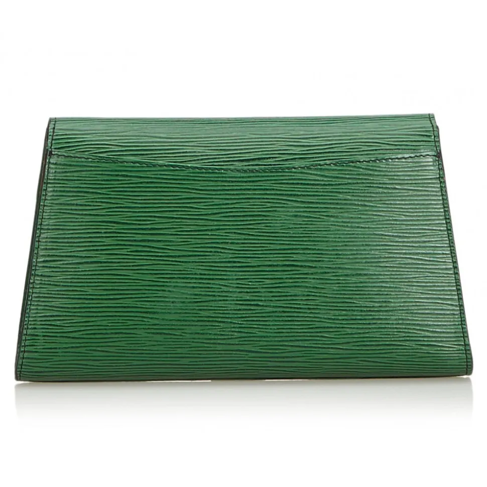Louis Vuitton Vintage - Epi Art Deco Clutch Bag - Green - Leather and Epi Leather Handbag - Luxury High Quality - Avvenice