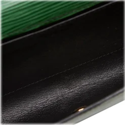 Louis Vuitton Vintage - Epi Art Deco Clutch Bag - Green - Leather and Epi Leather Handbag - Luxury High Quality - Avvenice