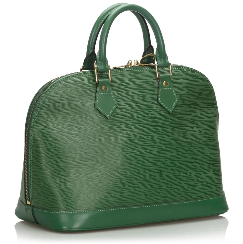 Louis Vuitton Vintage - Epi Alma PM - Green - Leather and Epi Leather Handbag - Luxury High Quality - Avvenice