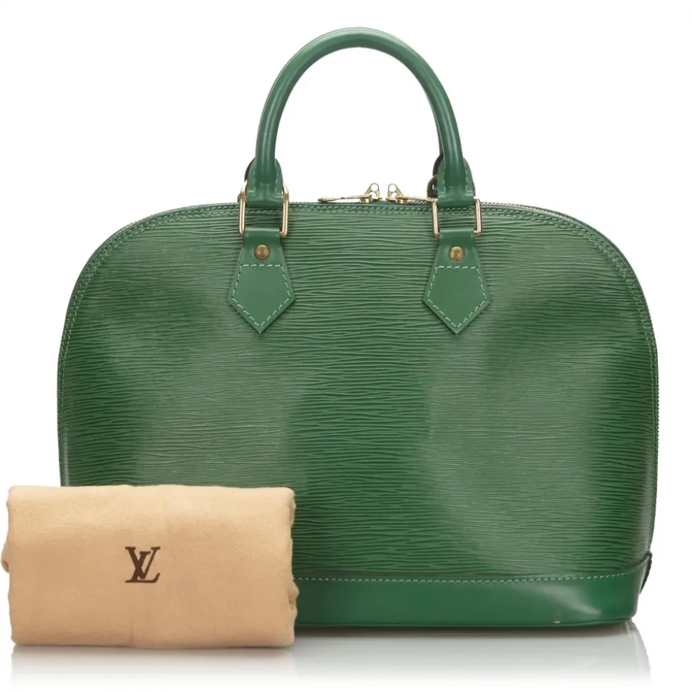 Louis Vuitton Vintage - Epi Alma PM - Green - Leather and Epi Leather Handbag - Luxury High Quality - Avvenice