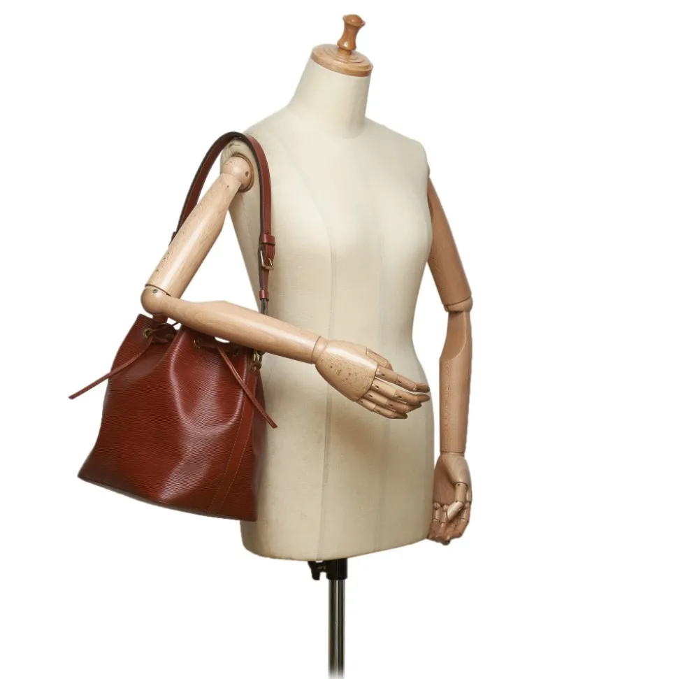 Louis Vuitton Vintage - Epi Petit Noe Bag - Brown - Leather and Epi Leather Handbag - Luxury High Quality - Avvenice