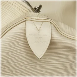 Louis Vuitton Vintage - Epi Keepall 55 - White - Epi Leather Travel Bag - Luxury High Quality - Avvenice