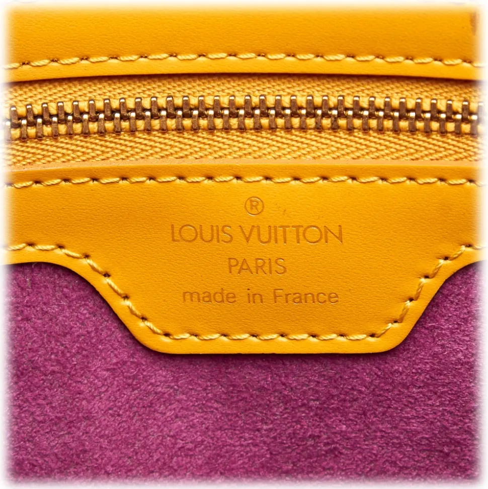 Louis Vuitton Vintage - Epi Lussac Bag - Yellow - Leather and Epi Leather Handbag - Luxury High Quality - Avvenice