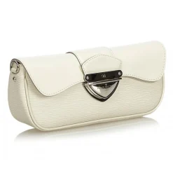 Louis Vuitton Vintage - Epi Pochette Montaigne Bag - White Ivory - Leather and Epi Leather Handbag - Luxury High Quality - Avvenice