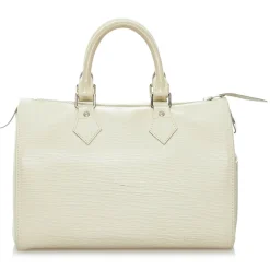 Louis Vuitton Vintage - Epi Speedy 30 - White - Leather Handbag - Luxury High Quality - Avvenice