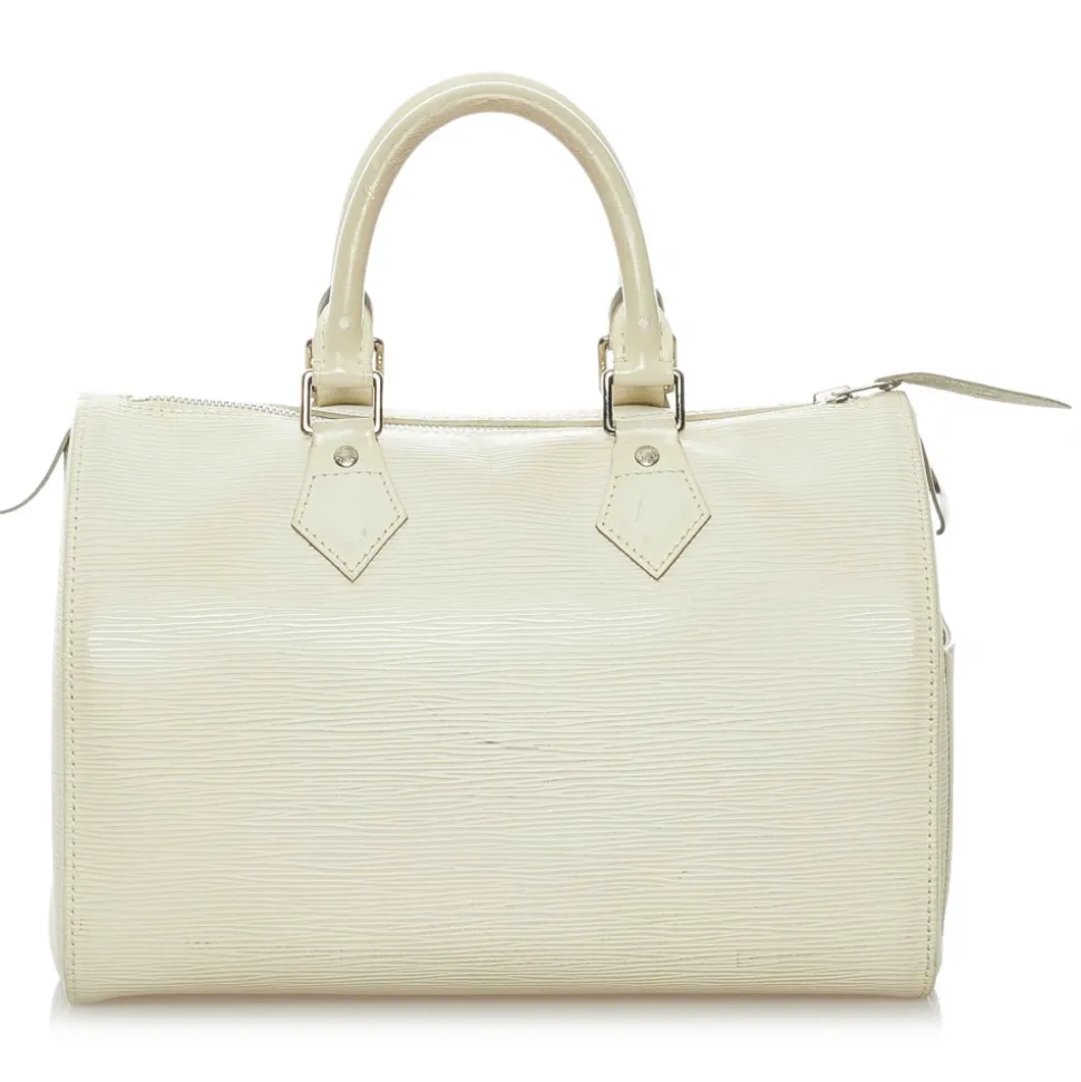 Louis Vuitton Vintage - Epi Speedy 30 - White - Leather Handbag - Luxury High Quality - Avvenice