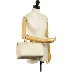 Louis Vuitton Vintage - Epi Speedy 30 - White - Leather Handbag - Luxury High Quality - Avvenice