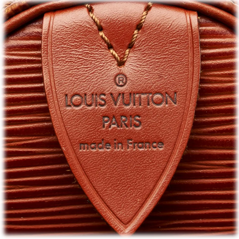 Louis Vuitton Vintage - Epi Speedy 25 - Brown - Leather Handbag - Luxury High Quality - Avvenice