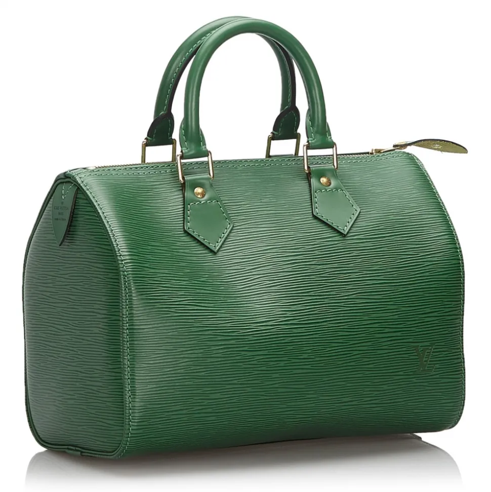 Louis Vuitton Vintage - Epi Speedy 25 Bag - Green - Leather Handbag - Luxury High Quality - Avvenice