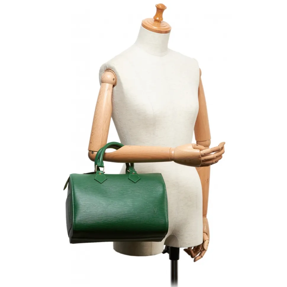 Louis Vuitton Vintage - Epi Speedy 25 Bag - Green - Leather Handbag - Luxury High Quality - Avvenice