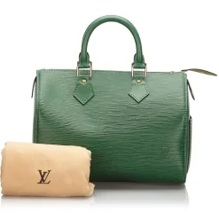 Louis Vuitton Vintage - Epi Speedy 25 Bag - Green - Leather Handbag - Luxury High Quality - Avvenice