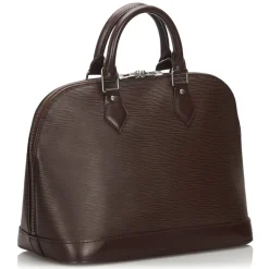 Louis Vuitton Vintage - Epi Alma PM Bag - Dark Brown - Leather and Epi Leather Handbag - Luxury High Quality - Avvenice