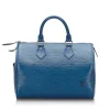 Louis Vuitton Vintage - Epi Speedy 30 Bag - Blue - Leather Handbag - Luxury High Quality - Avvenice