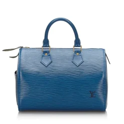 Louis Vuitton Vintage - Epi Speedy 30 Bag - Blue - Leather Handbag - Luxury High Quality - Avvenice