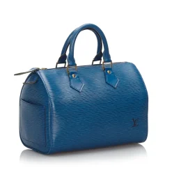 Louis Vuitton Vintage - Epi Speedy 30 Bag - Blue - Leather Handbag - Luxury High Quality - Avvenice