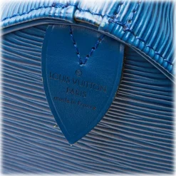 Louis Vuitton Vintage - Epi Speedy 30 Bag - Blue - Leather Handbag - Luxury High Quality - Avvenice