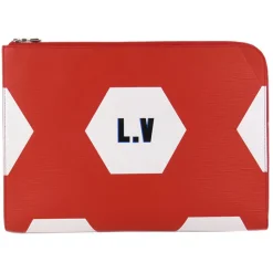 Louis Vuitton Vintage - Epi FIFA World Cup Pochette Jour GM - Red White - Epi Leather Clutch Bag - Luxury High Quality - Avvenice