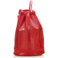 Louis Vuitton Vintage - Epi Randonnee PM - Red - Leather and Epi Leather Backpack - Luxury High Quality - Avvenice