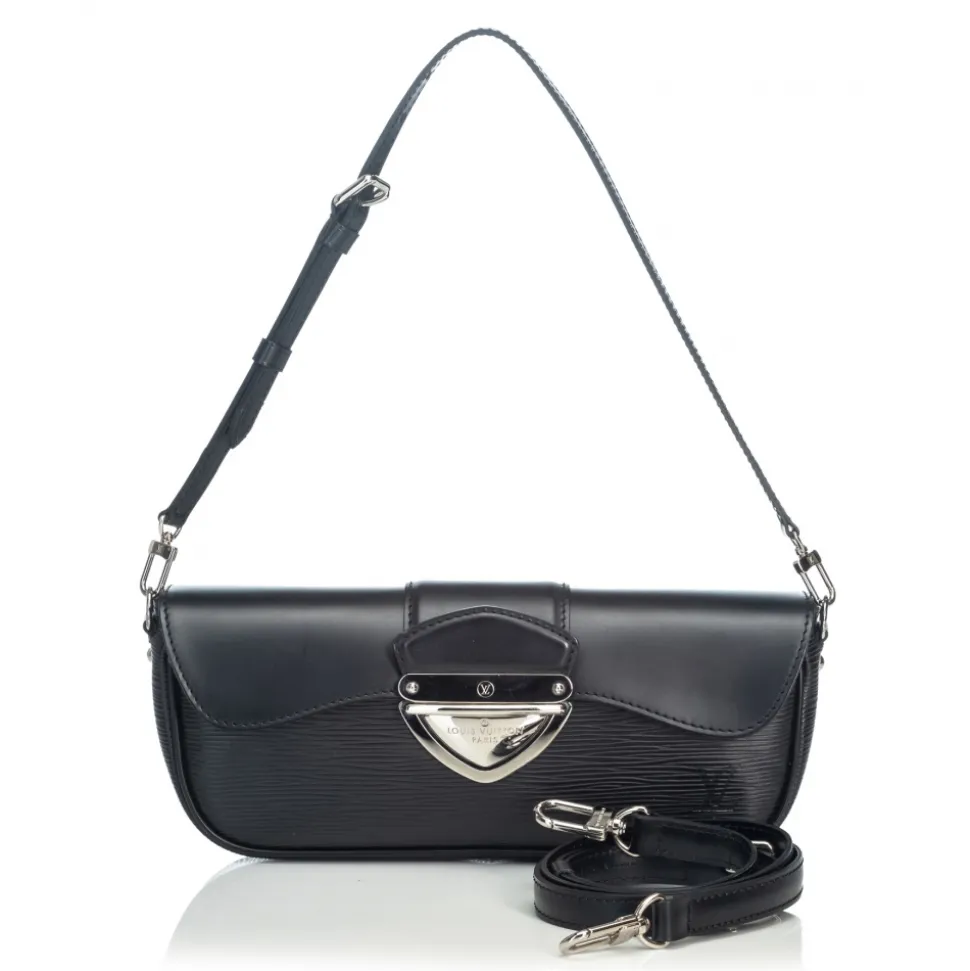 Louis Vuitton Vintage - Epi Pochette Montaigne Bag - Black - Leather and Epi Leather Handbag - Luxury High Quality - Avvenice