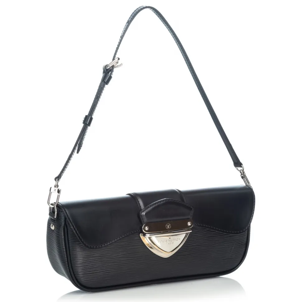 Louis Vuitton Vintage - Epi Pochette Montaigne Bag - Black - Leather and Epi Leather Handbag - Luxury High Quality - Avvenice