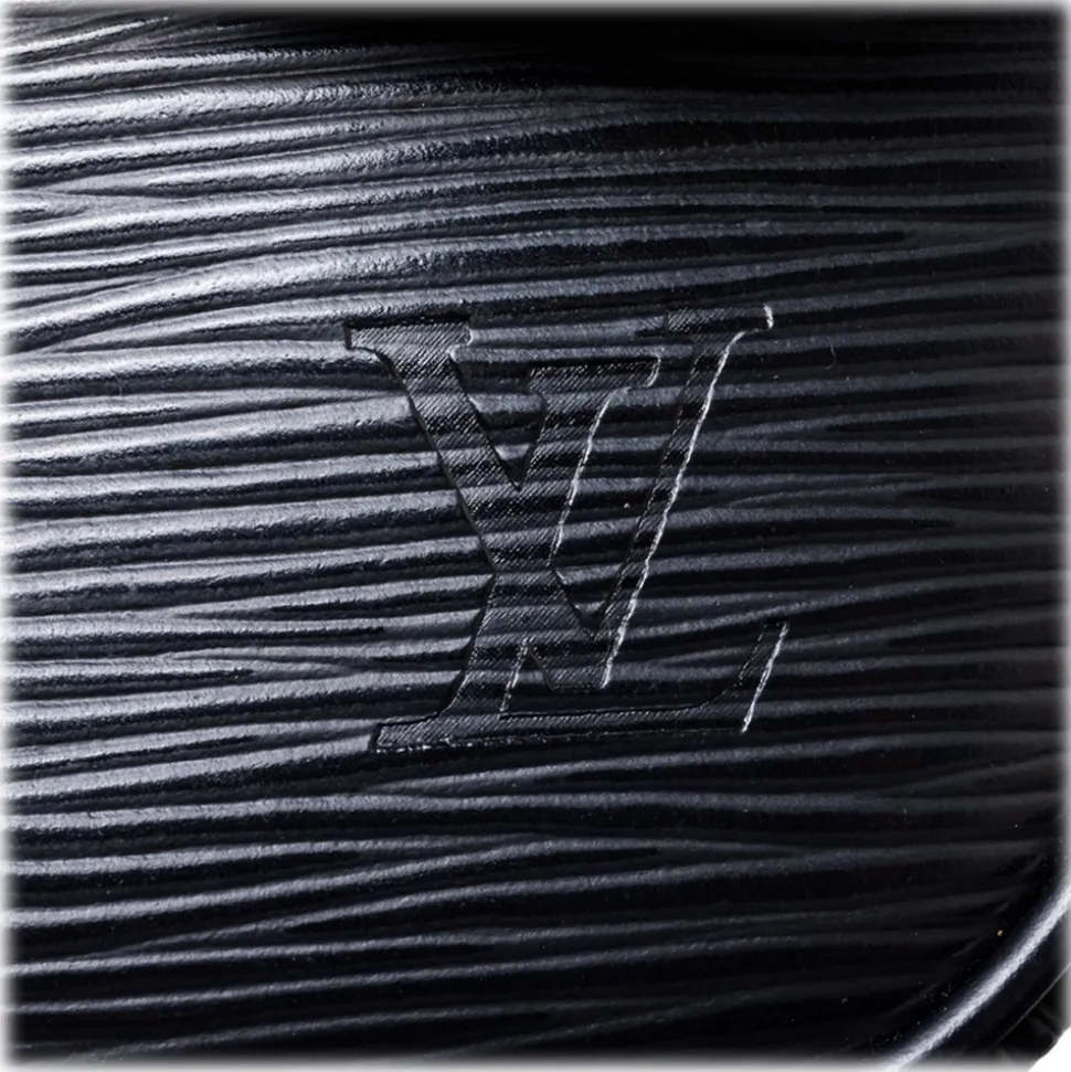 Louis Vuitton Vintage - Epi Pochette Montaigne Bag - Black - Leather and Epi Leather Handbag - Luxury High Quality - Avvenice