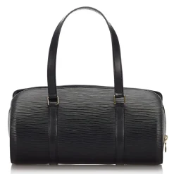 Louis Vuitton Vintage - Epi Soufflot Bag - Black - Leather and Epi Leather Handbag - Luxury High Quality - Avvenice