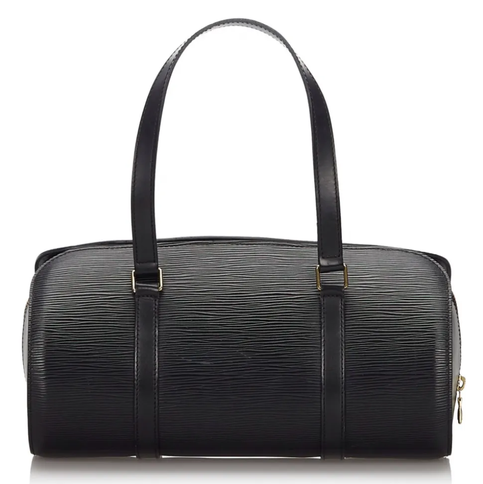 Louis Vuitton Vintage - Epi Soufflot Bag - Black - Leather and Epi Leather Handbag - Luxury High Quality - Avvenice