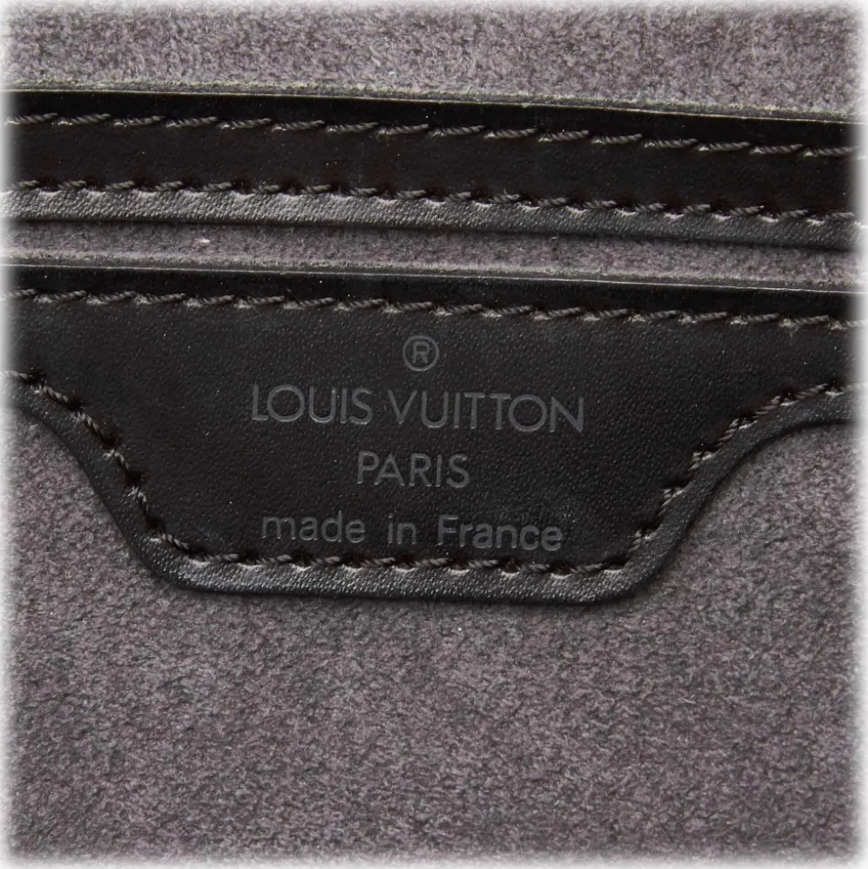 Louis Vuitton Vintage - Epi Soufflot Bag - Black - Leather and Epi Leather Handbag - Luxury High Quality - Avvenice