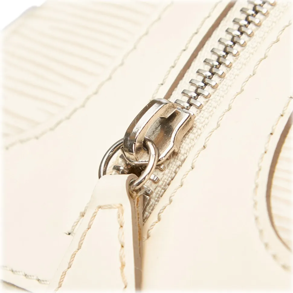 Louis Vuitton Vintage - Epi Bowling Montaigne GM Bag - White Ivory - Leather and Epi Leather Handbag - Luxury High Quality - Avvenice