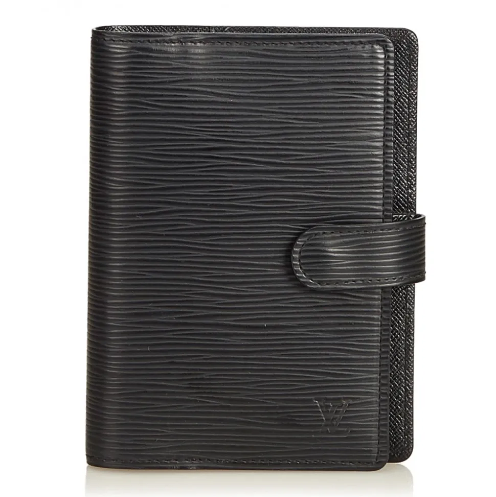 Louis Vuitton Vintage - Epi PM Agenda - Black - Diary in Epi Leather and Leather - Luxury High Quality - Avvenice