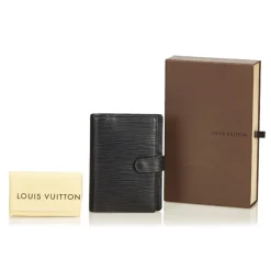 Louis Vuitton Vintage - Epi PM Agenda - Black - Diary in Epi Leather and Leather - Luxury High Quality - Avvenice