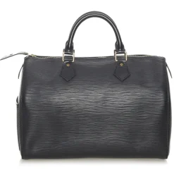 Louis Vuitton Vintage - Epi Speedy 30 - Black - Leather Handbag - Luxury High Quality - Avvenice