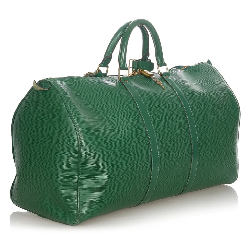 Louis Vuitton Vintage - Epi Keepall 50 - Green - Epi Leather Travel Bag - Luxury High Quality - Avvenice