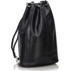 Louis Vuitton Vintage - Epi Randonnee GM Bag - Black - Leather and Epi Leather Handbag - Luxury High Quality - Avvenice