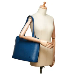Louis Vuitton Vintage - Epi Lussac Bag - Blue - Leather and Epi Leather Handbag - Luxury High Quality - Avvenice