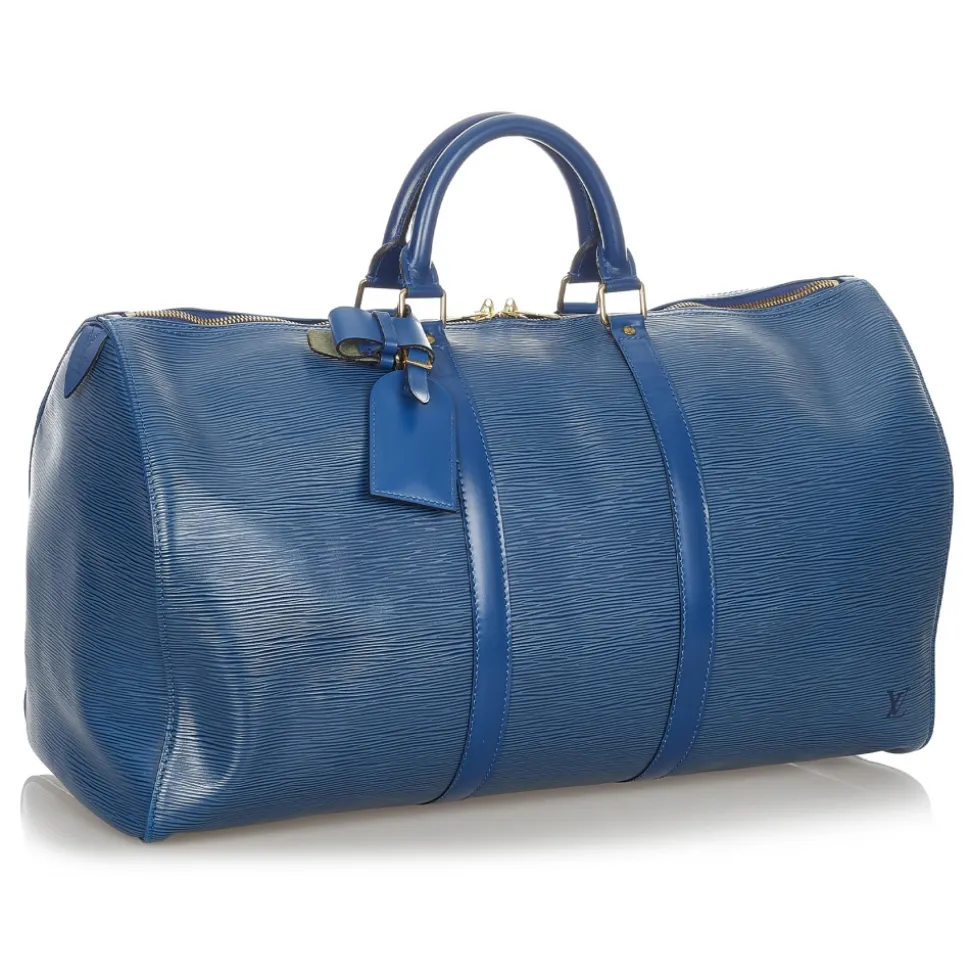 Louis Vuitton Vintage - Epi Keepall 50 - Blue - Epi Leather Travel Bag - Luxury High Quality - Avvenice