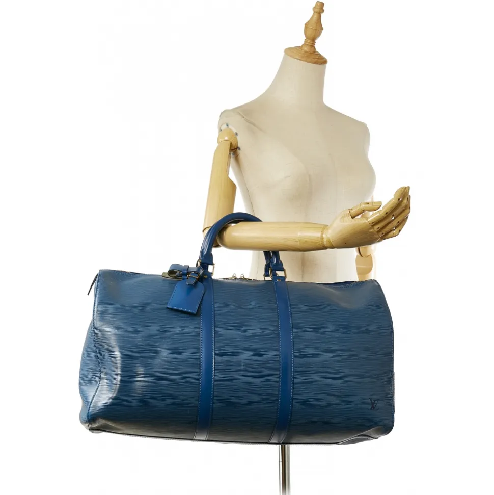 Louis Vuitton Vintage - Epi Keepall 50 - Blue - Epi Leather Travel Bag - Luxury High Quality - Avvenice